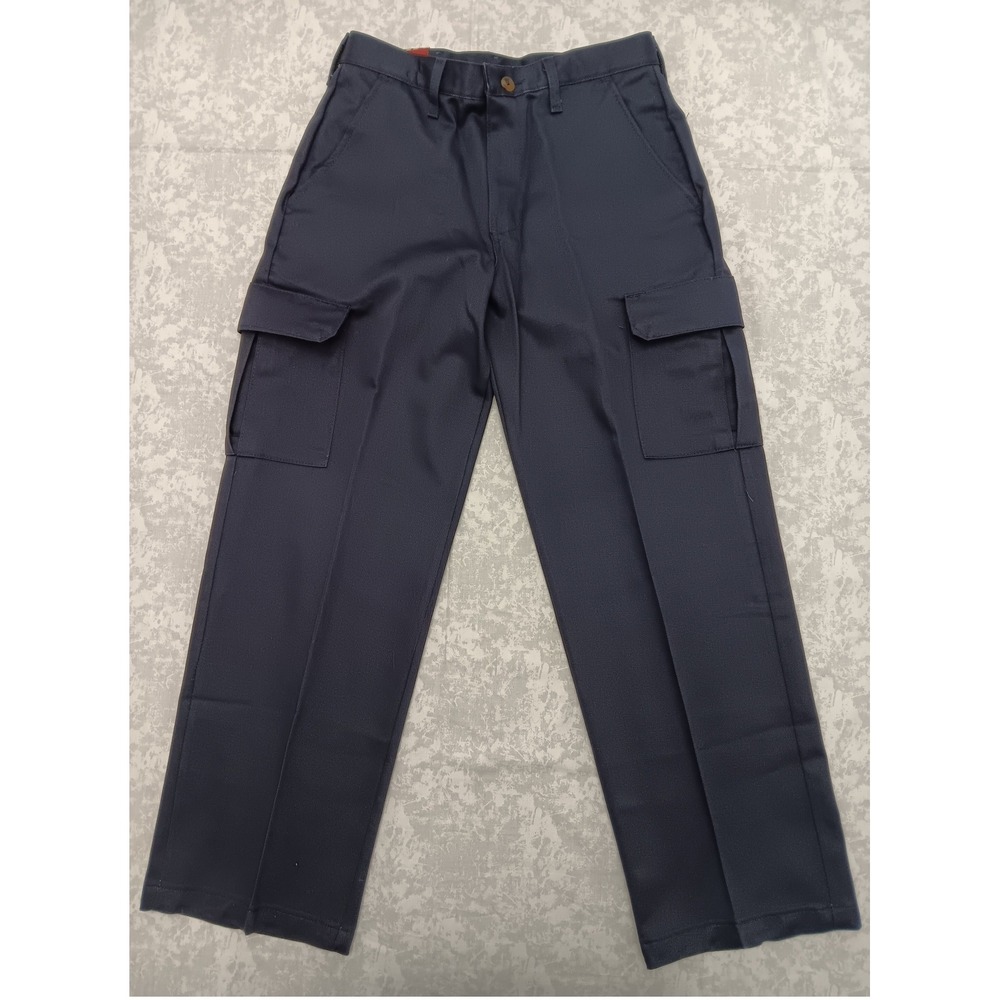 Red Kap Mens Navy Blue Cargo Work Pants PT88NV Twill 30x30 Work Utility NEW